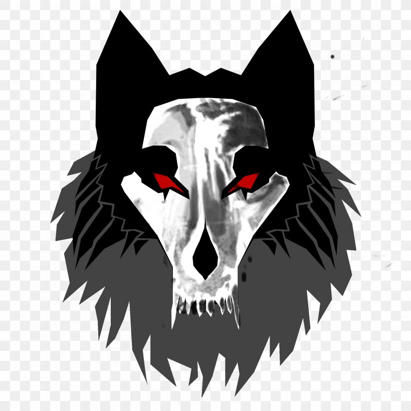 Human Skull Symbolism Dog Snout Emblem, PNG, 2000x2000px, Human Skull Symbolism, Black Wolf, Bone, Canidae, Demon Download Free