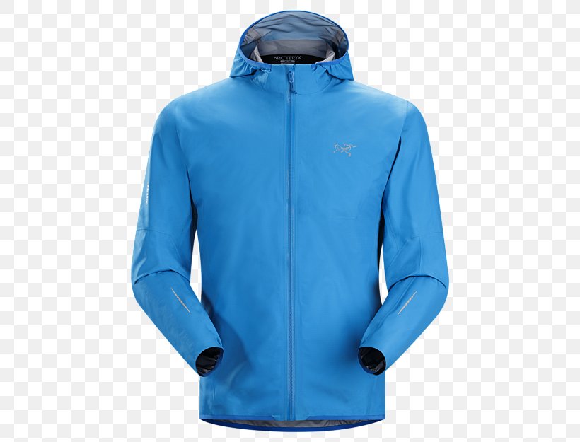 Arc'teryx Norvan Jacket Men's Clothing Gore-Tex, PNG, 450x625px, Jacket, Active Shirt, Clothing, Cobalt Blue, Electric Blue Download Free