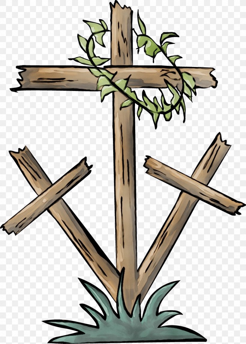 Cross Clip Art Symbol Religious Item Wood, PNG, 893x1248px, Watercolor, Cross, Paint, Plant, Religious Item Download Free