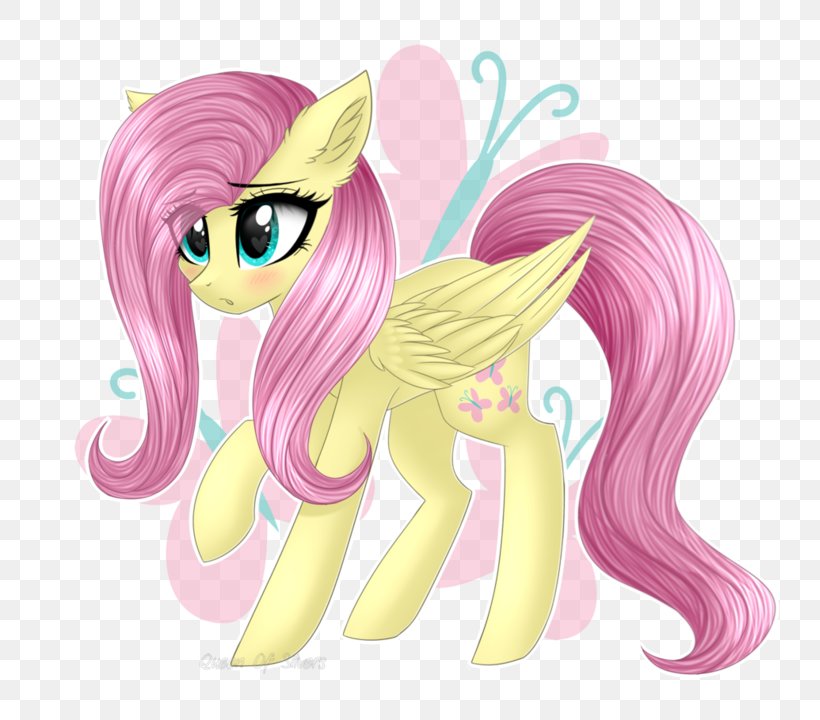 Pony Fluttershy Horse Equestria Daily Hasbro, PNG, 811x720px, Watercolor, Cartoon, Flower, Frame, Heart Download Free