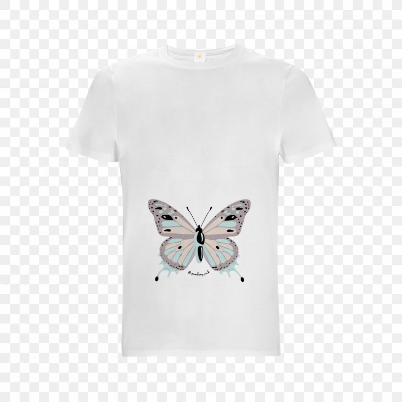 T-shirt Butterfly Sleeve Pollinator Font, PNG, 1998x1998px, Tshirt, Butterflies And Moths, Butterfly, Clothing, Moths And Butterflies Download Free