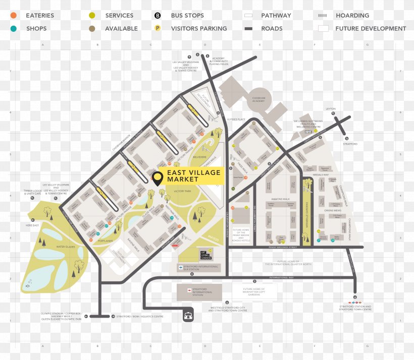 Westfield Stratford City East Village London Better Gym East Village, Stratford East Village, London, PNG, 2500x2177px, Westfield Stratford City, Area, Diagram, East Village, East Village London Download Free