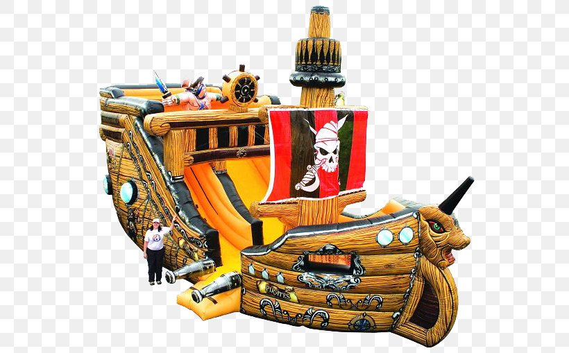 Inflatable Bouncers Pirate Ship Playground Slide, PNG, 573x509px, Inflatable, Boat, Child, Fire Engine, Galley Download Free