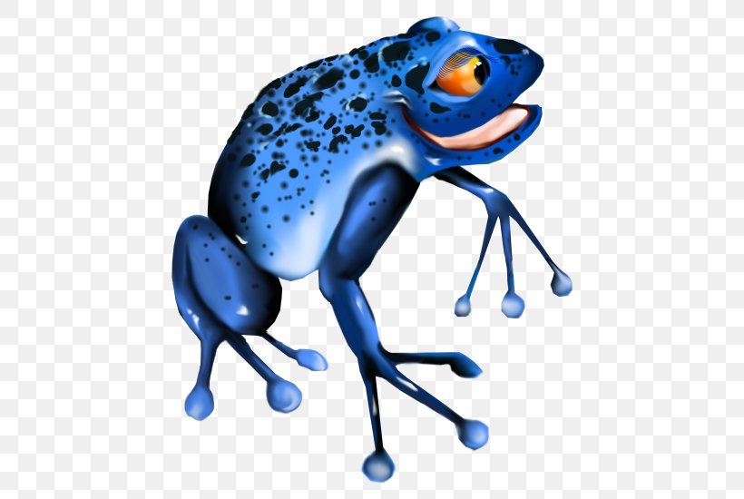 Toad Blue Poison Dart Frog Clip Art, PNG, 550x550px, Toad, Amphibian, Blue, Blue Poison Dart Frog, Color Download Free