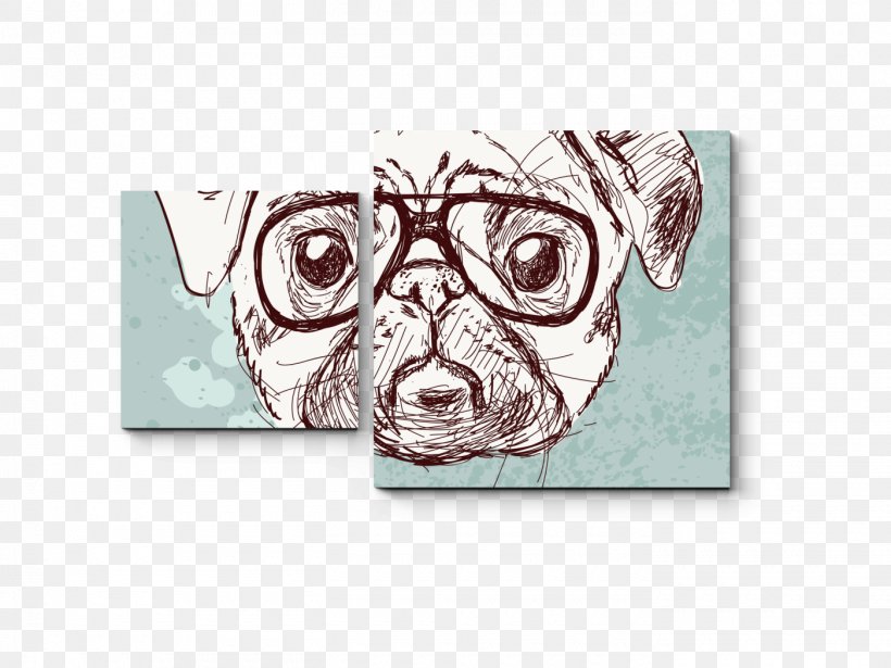 Pug Drawing Hipster, PNG, 1400x1050px, Pug, Art, Bow Tie, Carnivoran, Cuteness Download Free