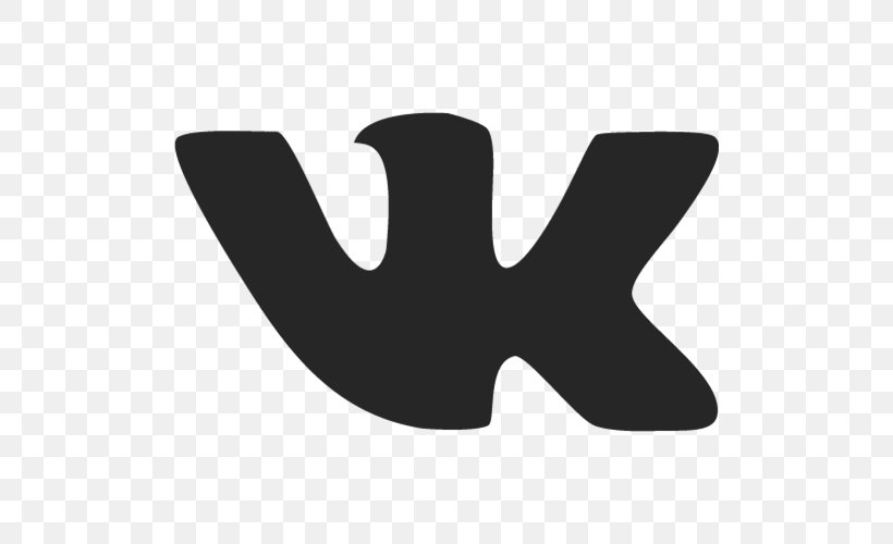 VKontakte Logo, PNG, 500x500px, Vkontakte, Black, Black And White, Font Awesome, Hand Download Free