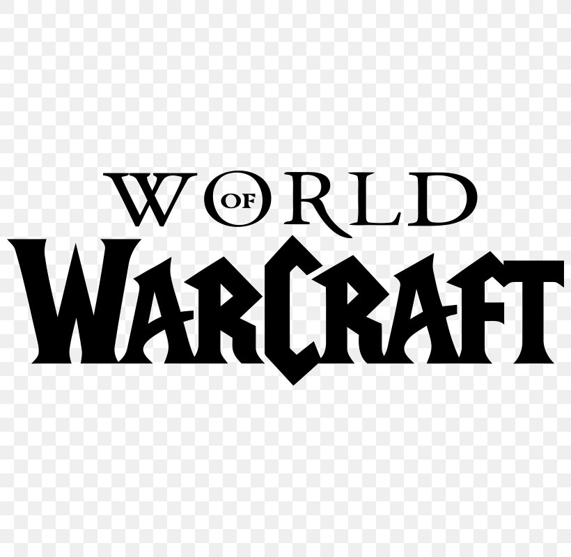World Of Warcraft Logo Warcraft III: Reign Of Chaos Vector Graphics Design, PNG, 800x800px, World Of Warcraft, Area, Black, Black And White, Black M Download Free