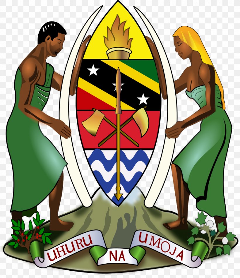 Coat Of Arms Of Tanzania Flag Of Tanzania National Emblem, PNG, 883x1024px, Tanzania, Art, Coat Of Arms, Coat Of Arms Of Kenya, Coat Of Arms Of Tanzania Download Free
