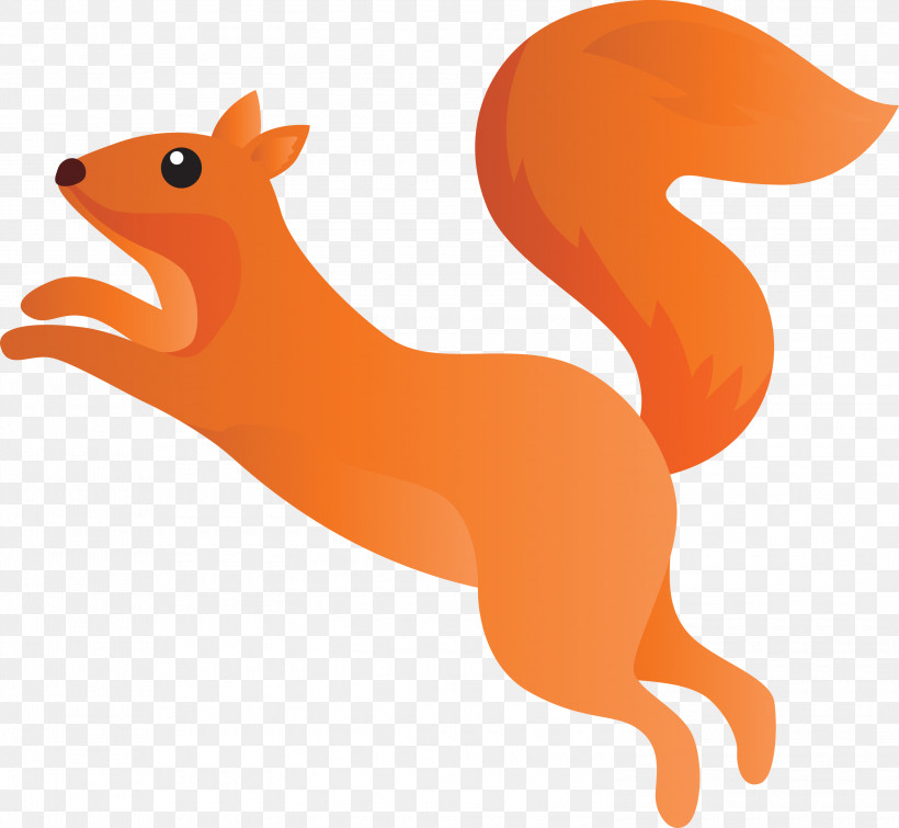 Orange, PNG, 3000x2763px, Watercolor Squirrel, Animal Figure, Eurasian Red Squirrel, Fawn, Orange Download Free
