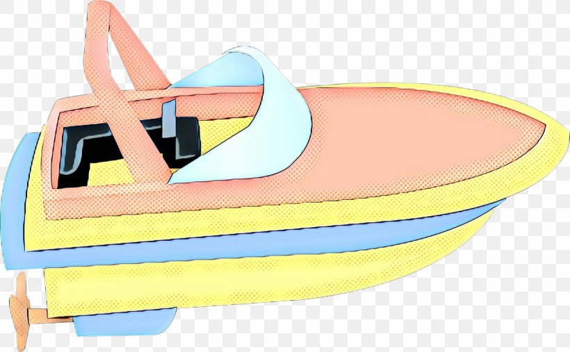 Yellow Clip Art Footwear Vehicle Boat, PNG, 1280x792px, Pop Art, Boat, Footwear, Retro, Vehicle Download Free