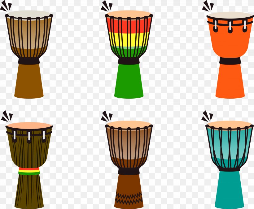 Djembe Drum Timbales Musical Instrument, PNG, 4607x3799px, Watercolor, Cartoon, Flower, Frame, Heart Download Free