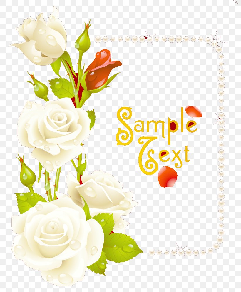 Rose White Picture Frame Decorative Arts Clip Art, PNG, 801x993px, Rose ...