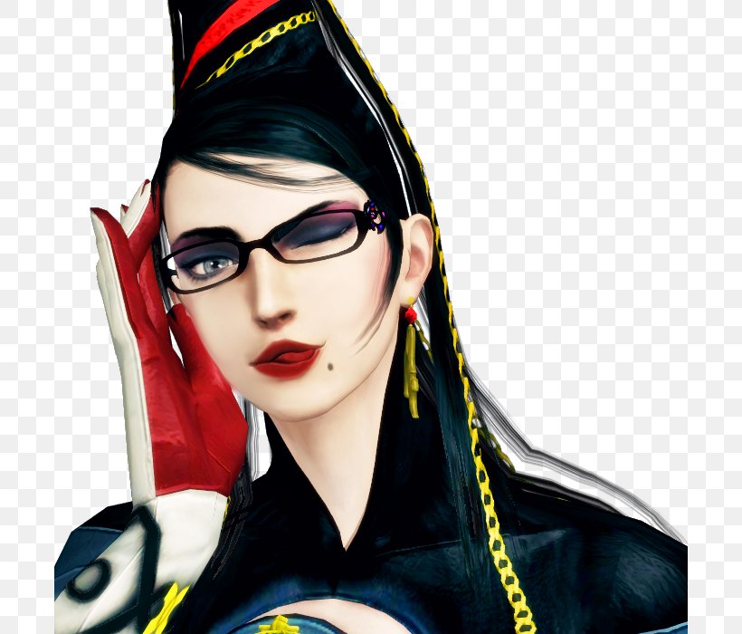 Bayonetta 2 Sunglasses Model Figure, PNG, 700x700px, Bayonetta, Action Toy Figures, Art, Bayonetta 2, Black Hair Download Free