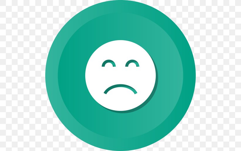 Emoticon Frown Sadness User, PNG, 512x512px, Emoticon, Aqua, Avatar, Depression, Frown Download Free