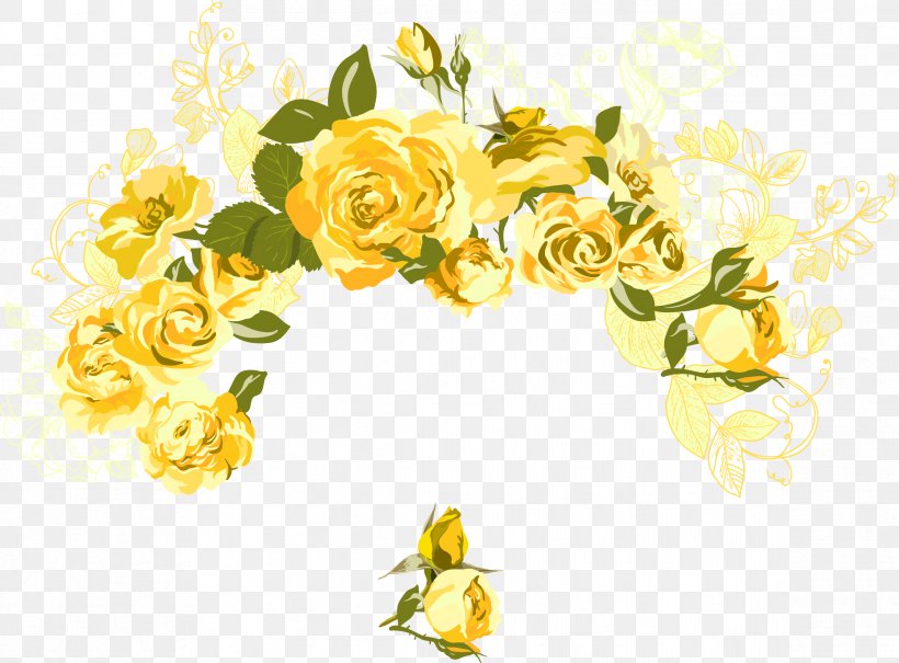 Garden Roses Frederica In Fashion Yellow Color, PNG, 2333x1724px, Garden Roses, Color, Cut Flowers, Flora, Floral Design Download Free