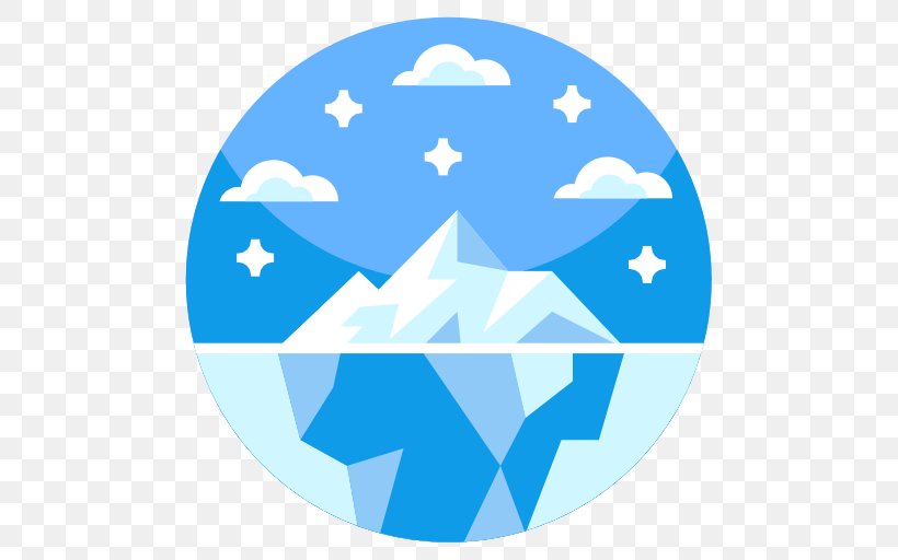 Glacier Icon, PNG, 512x512px, Iceberg, Aqua, Cloud, Electric Blue, Glacier Download Free