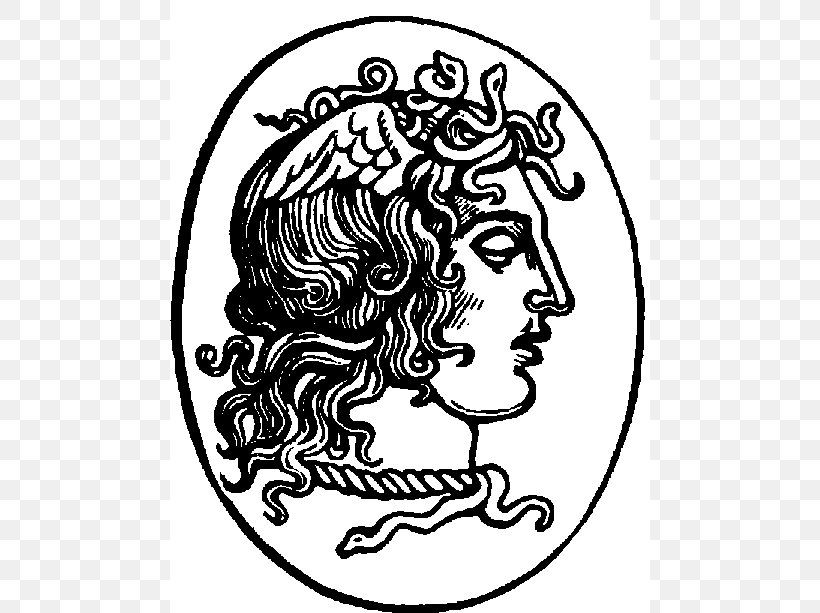 Medusa Greek Mythology Epic Poetry Clip Art, PNG, 480x613px, Medusa, Art, Artwork, Athena, Black Download Free
