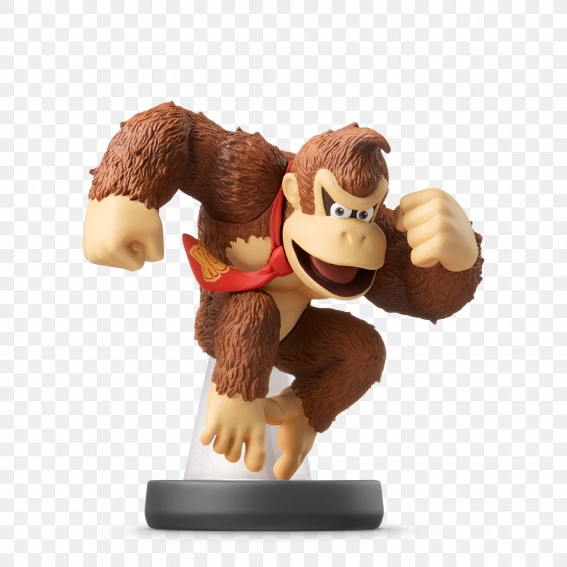 Super Smash Bros. For Nintendo 3DS And Wii U Donkey Kong Toad Amiibo, PNG, 1400x1400px, Donkey Kong, Amiibo, Diddy Kong, Figurine, Mario Download Free