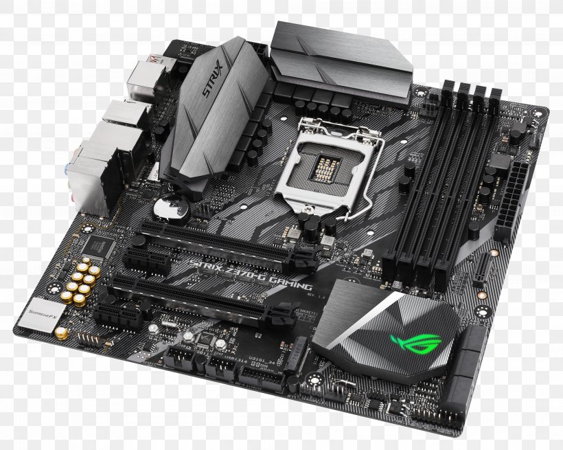 ASUS ROG STRIX Z370-G GAMING (WI-FI AC), PNG, 3996x3196px, Microatx, Asus Prime Z370a, Asus Rog Strix Z370g Gaming, Atx, Computer Accessory Download Free