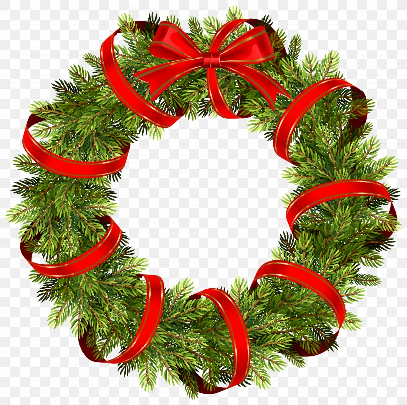 Christmas Decoration Wreath Clip Art, PNG, 6351x6330px, Christmas, Christmas Card, Christmas Decoration, Christmas Ornament, Decor Download Free
