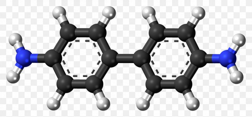 Molecule Benzidine Ball-and-stick Model Chemical Compound Hydroquinone, PNG, 1200x560px, Molecule, Ballandstick Model, Benzidine, Body Jewelry, Chemical Compound Download Free