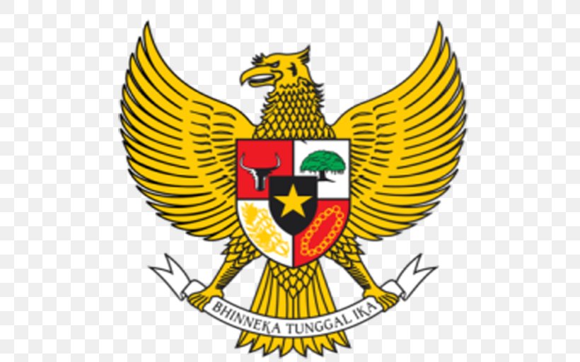 National Emblem Of Indonesia Garuda Indonesia Symbol, PNG, 512x512px, Indonesia, Artwork, Beak, Bird, Brand Download Free