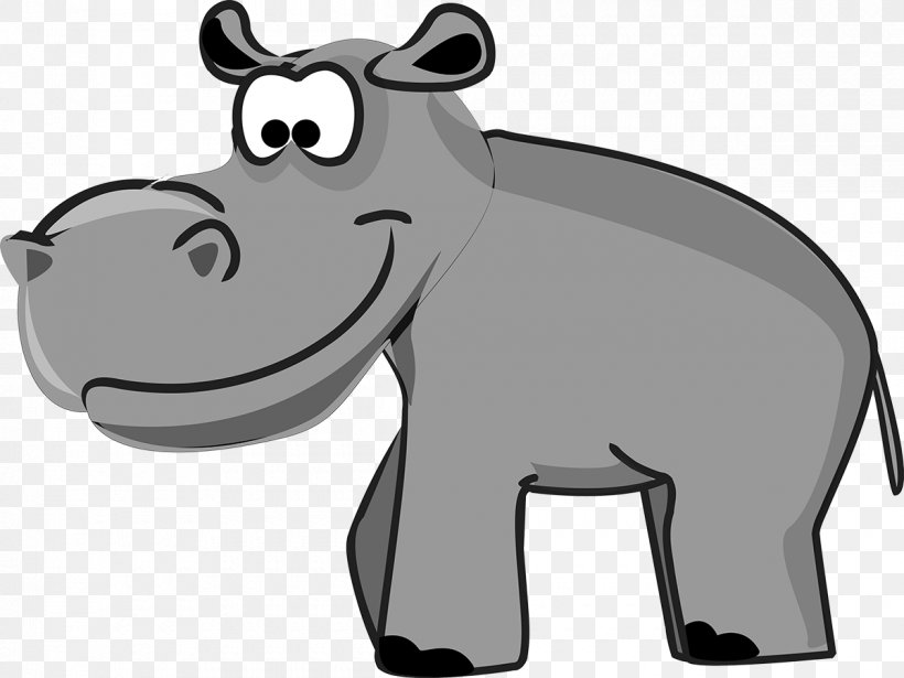 Rhinoceros Hippopotamus Cartoon Royalty-free, PNG, 1200x901px, Rhinoceros, Animal, Animal Figure, Art, Black Download Free