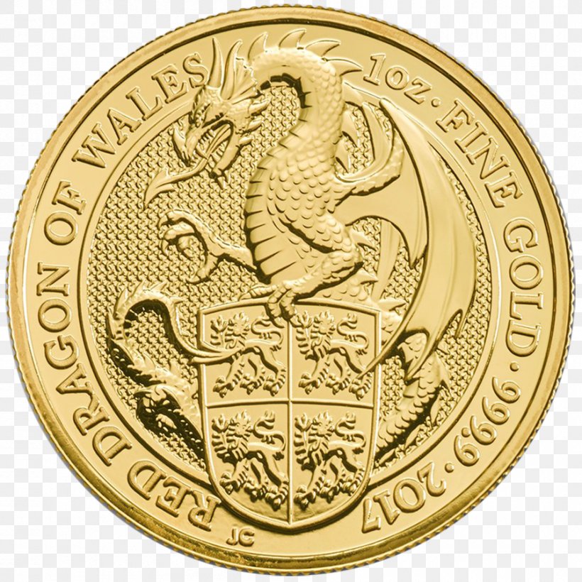 Royal Mint The Queen's Beasts Welsh Dragon Bullion Coin, PNG, 900x900px, Royal Mint, Bronze Medal, Bullion, Bullion Coin, Coin Download Free