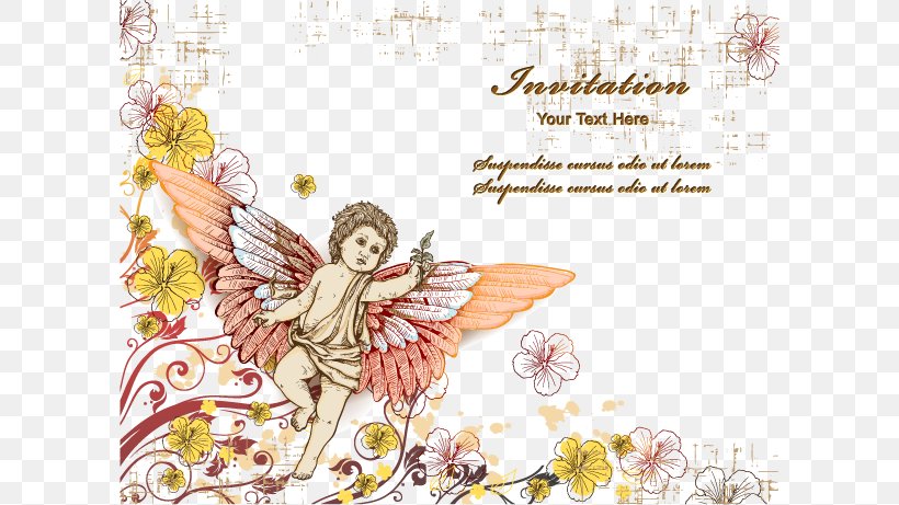 Euclidean Vector Illustration, PNG, 602x461px, Cupid, Angel, Art, Buckle, Cartoon Download Free