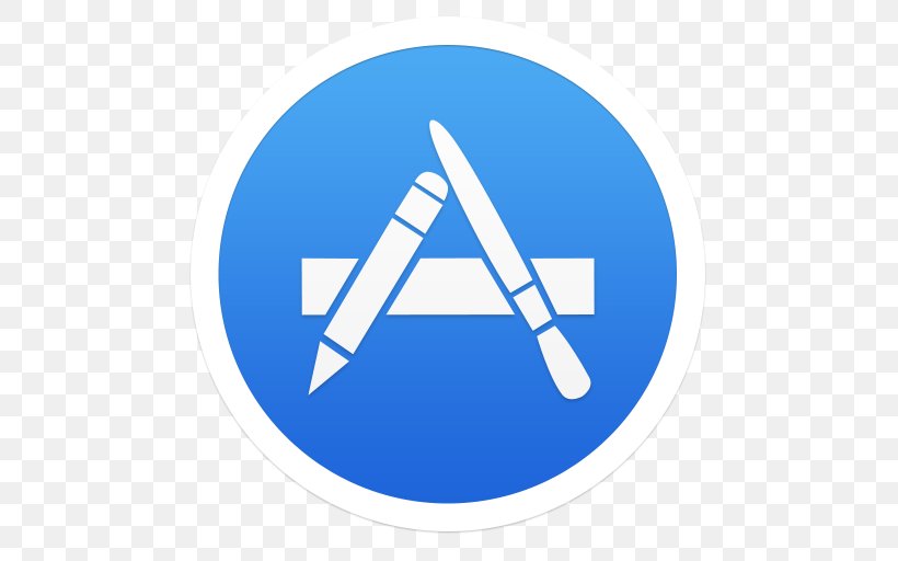 Mac App Store MacOS, PNG, 512x512px, App Store, Apple, Blue, Brand, Computer Software Download Free