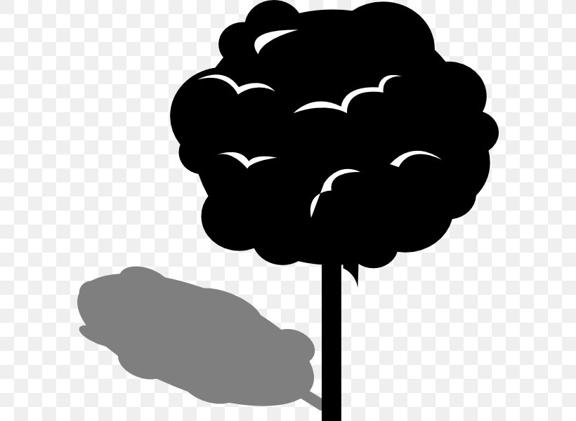 Shade Tree Clip Art, PNG, 600x600px, Shade Tree, Black, Black And White, Can Stock Photo, Leaf Download Free