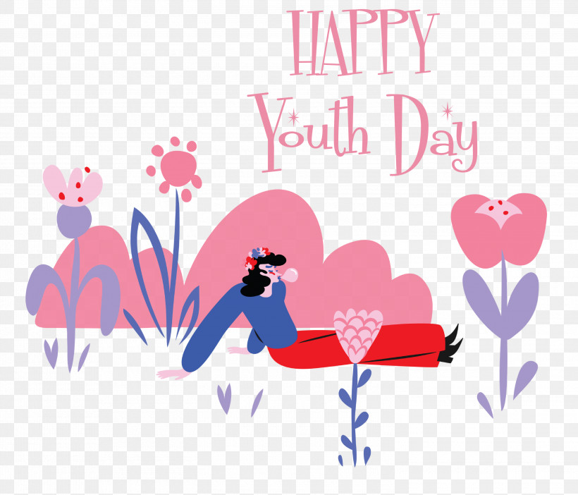 Youth Day, PNG, 3000x2571px, Youth Day, Cartoon, Character, Color, Color Scheme Download Free