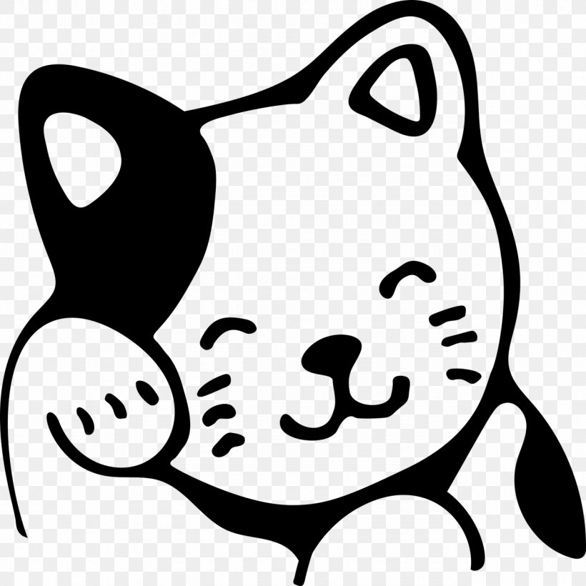 Cat Kitten Line Art Clip Art, PNG, 1279x1280px, Cat, Artwork, Black, Black And White, Carnivoran Download Free