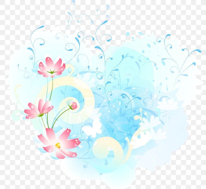 Natural Background Korean, PNG, 800x756px, Flower, Blue, Color, Light, Pink Download Free
