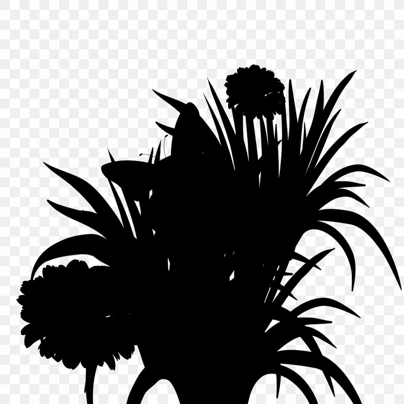 Palm Trees Black & White, PNG, 1500x1500px, Palm Trees, Arecales, Art, Black, Black M Download Free