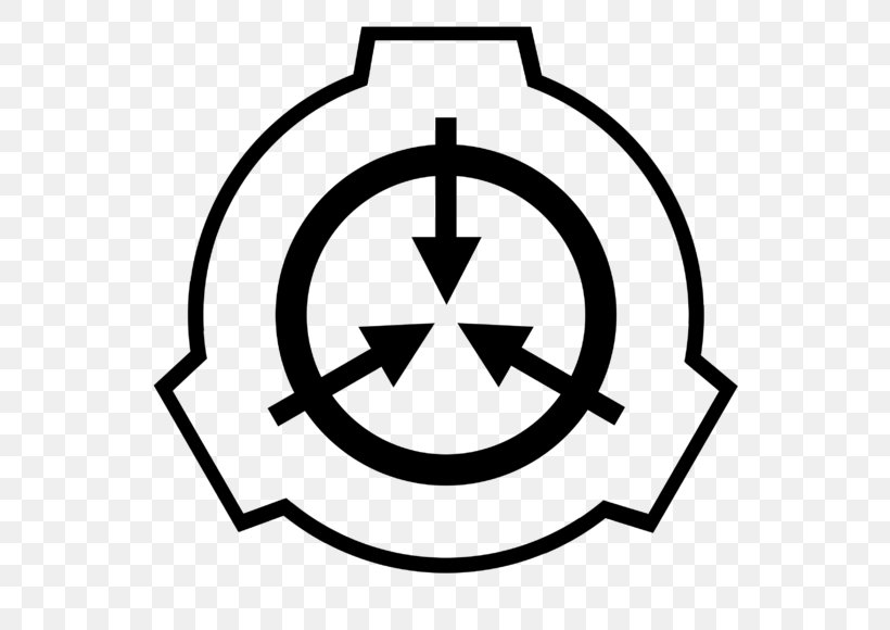 SCP Foundation SCP – Containment Breach Secure Copy Wiki Collaborative Writing, PNG, 580x580px, Scp Foundation, Area, Black And White, Brand, Collaborative Writing Download Free