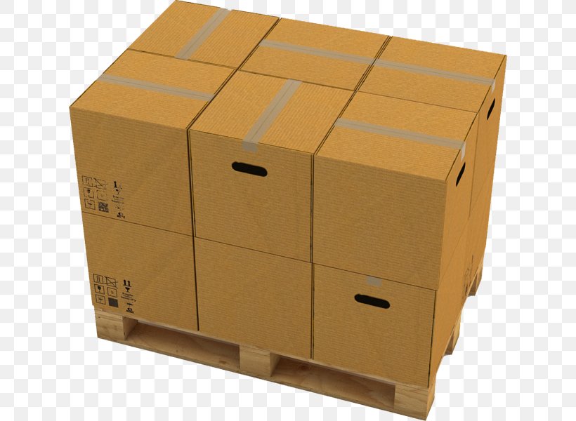 Box Paper Pallet Corrugated Fiberboard Packaging And Labeling, PNG, 800x600px, Box, Box Palet, Cardboard, Cardboard Box, Cargo Download Free