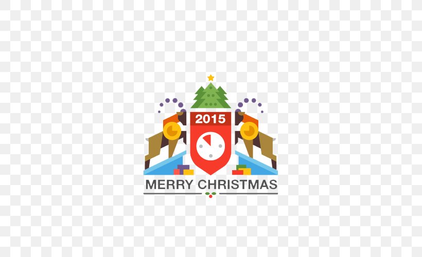 Flat Design Illustration, PNG, 500x500px, Flat Design, Area, Brand, Christmas, Christmas Card Download Free