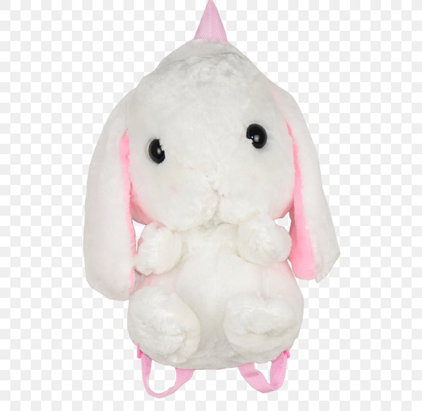 Rabbit Plush Easter Bunny Backpack Stuffed Animals & Cuddly Toys, PNG, 800x800px, Rabbit, Baby Toys, Backpack, Easter, Easter Bunny Download Free