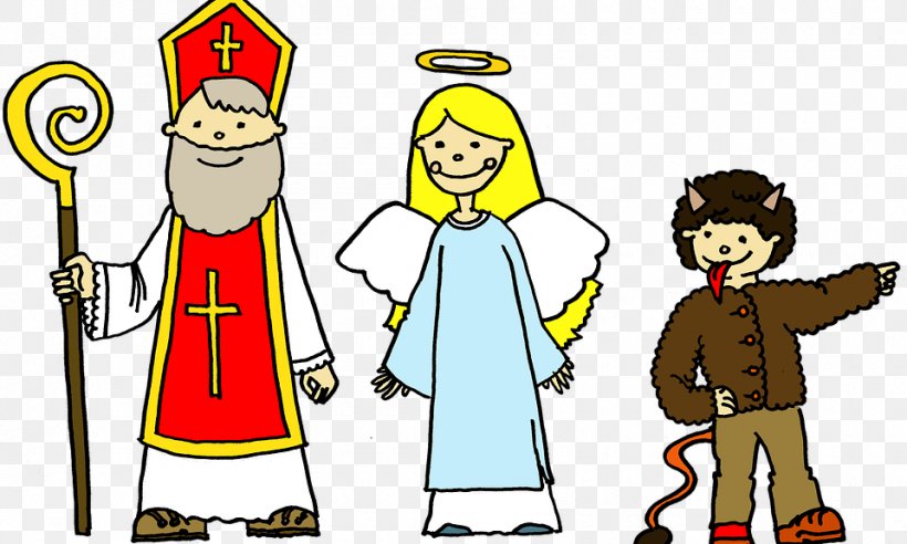 Saint Nicholas Day Christmas Eve Czech Center Museum Houston Chort, PNG, 960x576px, Saint Nicholas Day, Advent, Bishop, Cartoon, Child Download Free