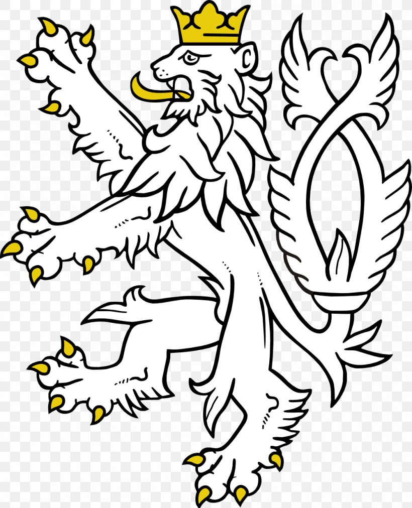 Lion Coat Of Arms Of The Czech Republic Czech Lands, PNG, 999x1234px, Lion, Art, Artwork, Beak, Bird Download Free