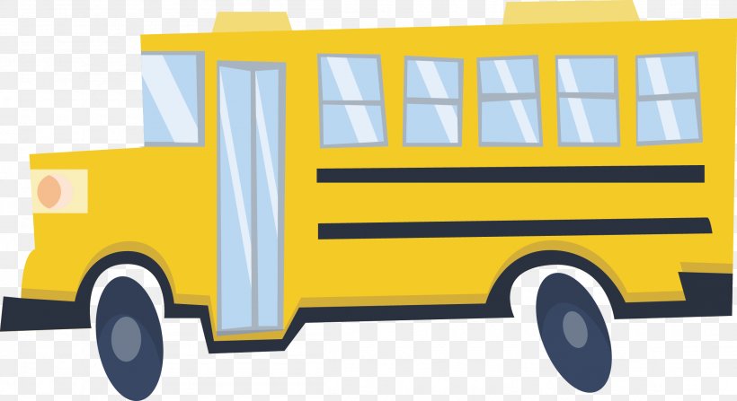 School Bus Illustration, PNG, 2305x1258px, School Bus, Brand, Bus, Cartoon, Mode Of Transport Download Free