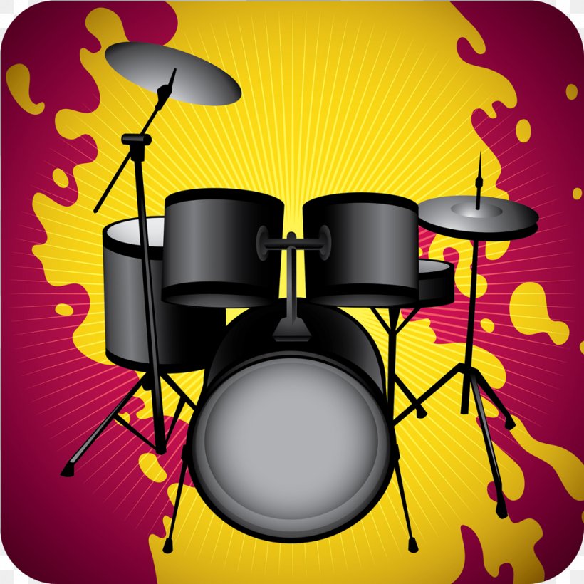 Drums Musical Instruments, PNG, 1024x1024px, Watercolor, Cartoon, Flower, Frame, Heart Download Free