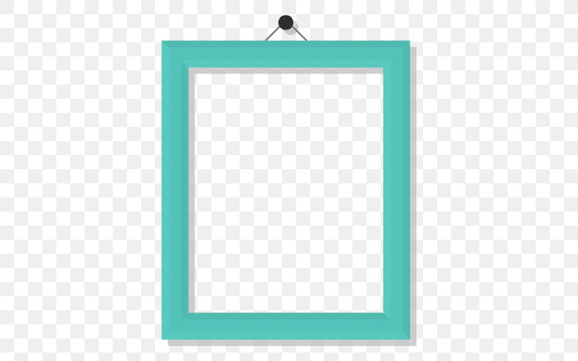 Picture Frames Cartoon, PNG, 512x512px, Picture Frames, Animation, Aqua, Azure, Blue Download Free