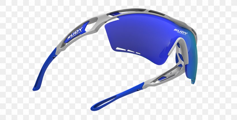 Goggles Sunglasses Etixx-Quick Step Rudy Project Tralyx, PNG, 990x505px, Goggles, Audio, Azure, Blue, Cycling Download Free