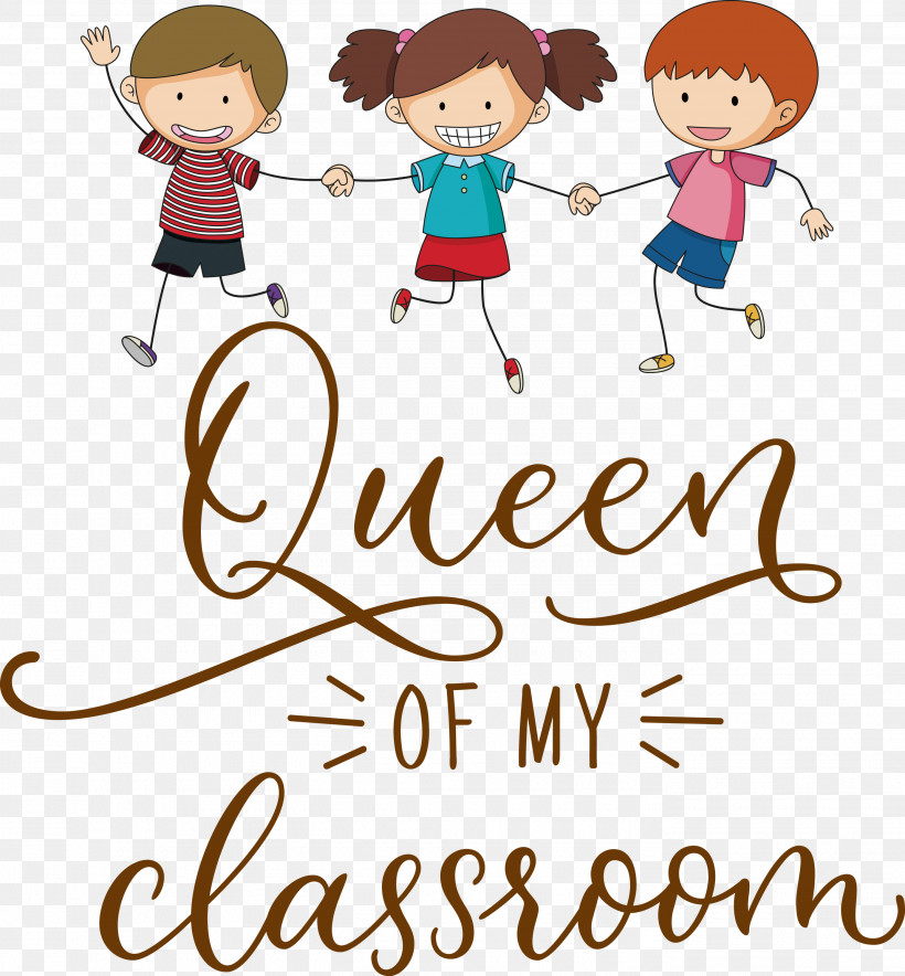 QUEEN OF MY CLASSROOM Classroom School, PNG, 2780x3000px, Classroom, Behavior, Cartoon, Character, Geometry Download Free