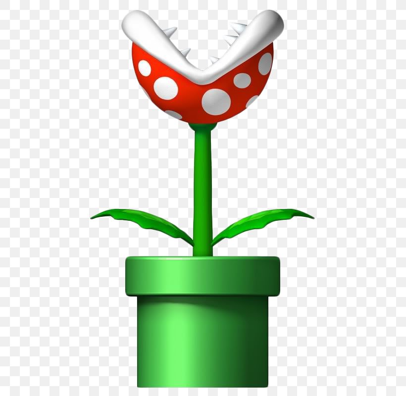 Super Mario Bros. New Super Mario Bros Mario Kart: Double Dash, PNG, 500x800px, Super Mario Bros, Flower, Flowerpot, Green, Mario Download Free