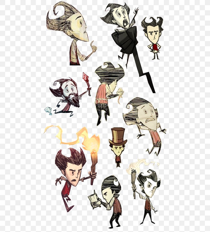 Don't Starve Together Video Game Indie Game, PNG, 498x904px, Video Game, Art, Board Game, Cartoon, Character Download Free