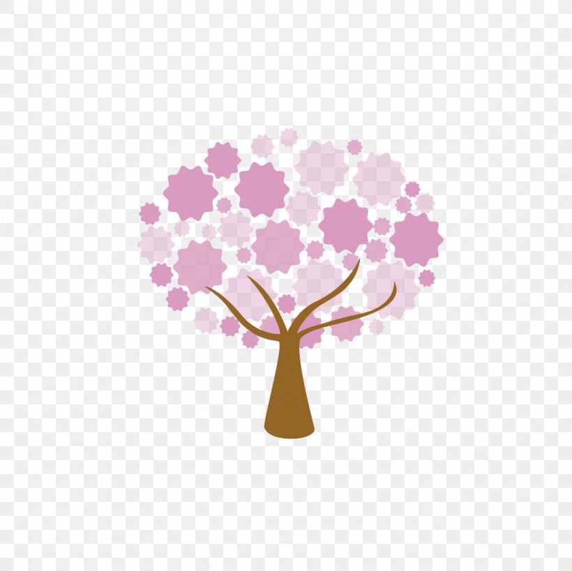 Euclidean Vector Tree, PNG, 1181x1181px, Tree, Albany Montessori School, Element, Flower, Magenta Download Free