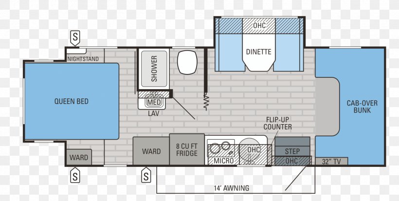 Floor Plan Haylett Auto & RV Supercenter Caravan Campervans, PNG, 1800x907px, Floor Plan, Area, Campervans, Caravan, Diagram Download Free